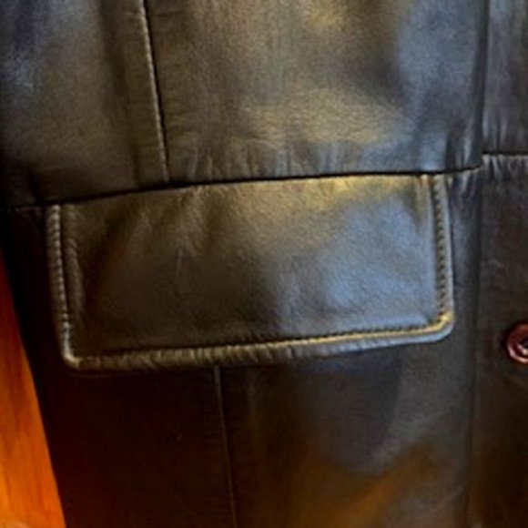 Harve Benard Classic Women Genuine Leather Blazer Jacket Suit Style Sz: RL/XL - Picture 6 of 7